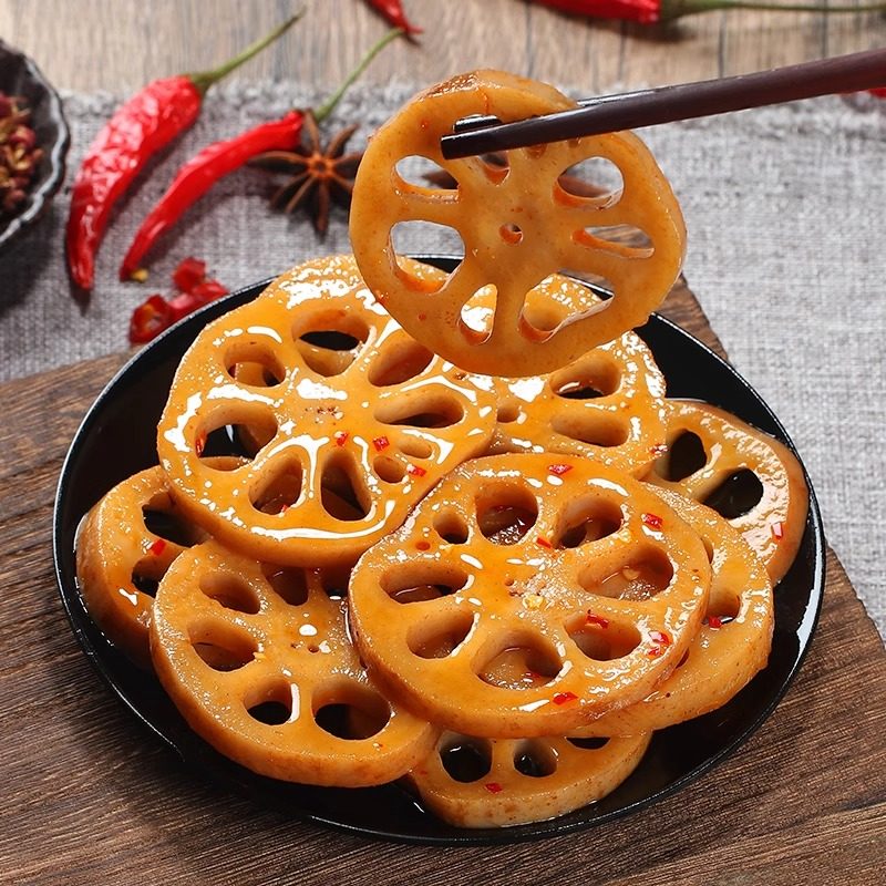 口口巧大卤藕香辣味脆藕大片麻辣素食黑鸭味莲藕块独立装小吃零食,淘宝优惠券,粉丝福利购,淘宝优惠卷