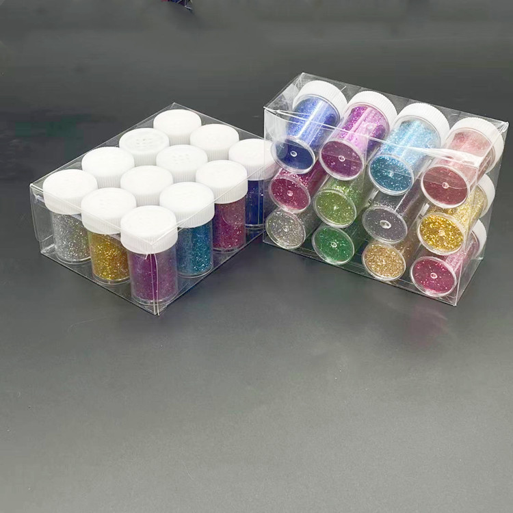 金葱粉闪光粉手工diy金粉闪粉美术七彩粉亮片儿童玩具彩粉12色套,淘宝优惠券,粉丝福利购,淘宝优惠卷