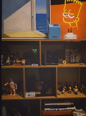 海边爱德华霍普抽象风旁白装饰画