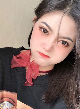 choker蕾丝暗黑项圈欧美脖颈链