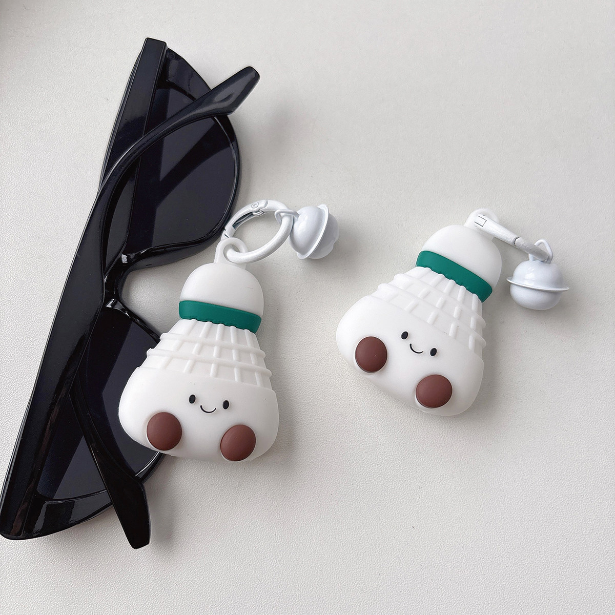 羽毛球适用苹果airtags追踪器保护套AirTag硅胶防丢器带铃铛软壳,淘宝优惠券,粉丝福利购,淘宝优惠卷