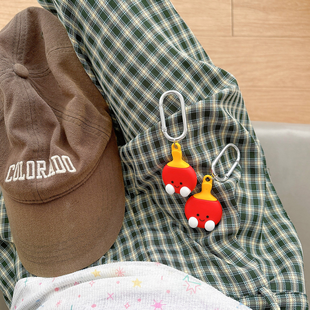 苹果AirTag蓝牙防丢器保护套可爱的乒乓球拍真防摔追踪器保护软壳,淘宝优惠券,粉丝福利购,淘宝优惠卷