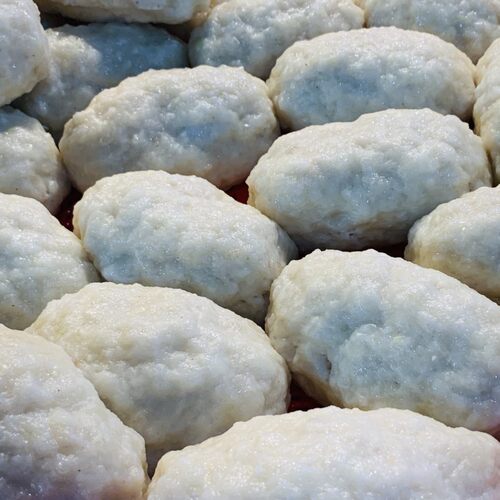 温州手工鱼饼正宗苍南洞头特产酒席冷盘海鲜米鱼200g*3条韩式鱼糕 - 图2