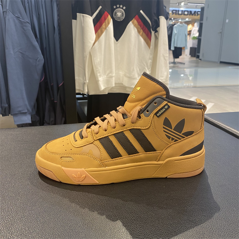 Adidas三叶草高帮板鞋男女同款POST UP耐磨运动休闲篮球鞋 ID1671 - 图1