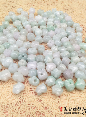 diy小猪生肖配件a货翡翠