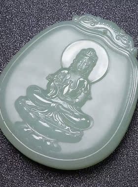 玉阅珠宝男和田玉普度众生