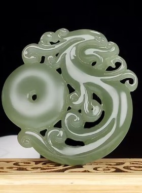 玉阅珠宝男女和田玉天然吊坠