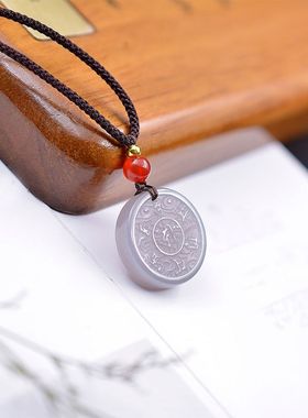 玉阅珠宝男女和田玉天然吊坠