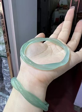 玉阅珠宝百搭女玛瑙天然手镯