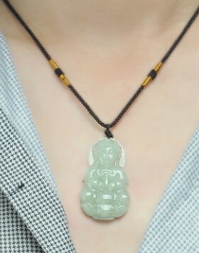 缅甸观音精美包邮送新品翡翠a货