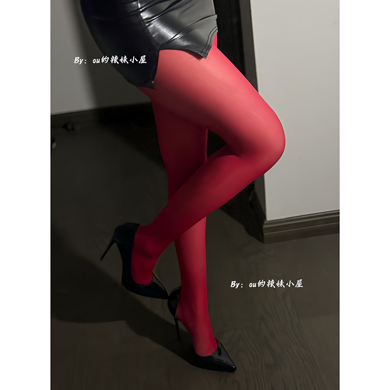 ou的辣妹小屋【映红】马油袜912针高密油光连裤袜性感加长油亮,淘宝优惠券,粉丝福利购,淘宝优惠卷