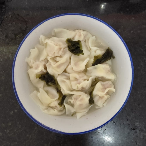 景德镇家用陶瓷12寸加厚防烫大汤盆 中式异形酸菜鱼盆馄饨小面碗 - 图2