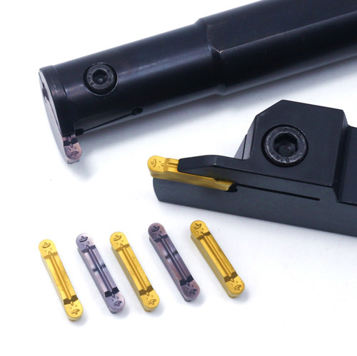 圆头切槽刀片佛珠刀头MRMN/MRGN200/300/400/500钢件不锈钢铜铝 - 图1