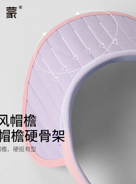 卡蒙百折扩展帽檐夏季儿童空顶帽
