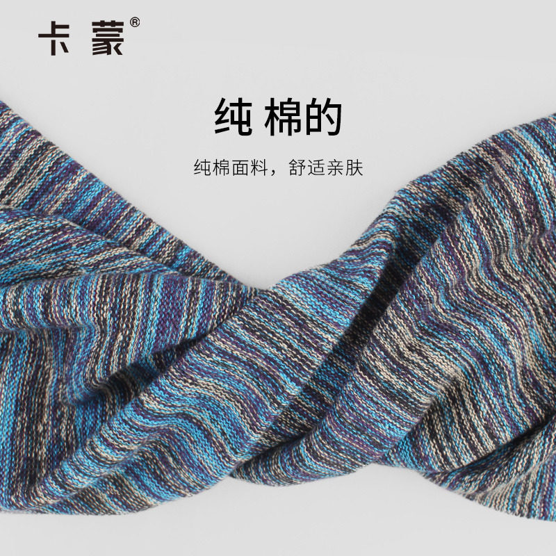 卡蒙纯棉后托大头围毛线帽堆堆帽女秋季可扎发保暖月子帽产后秋冬,淘宝优惠券,粉丝福利购,淘宝优惠卷