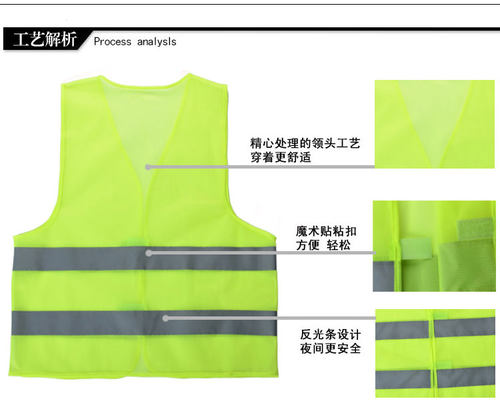 反光背心马甲交通施工反光衣外套环卫工人衣服工地背带定制安全服 - 图2