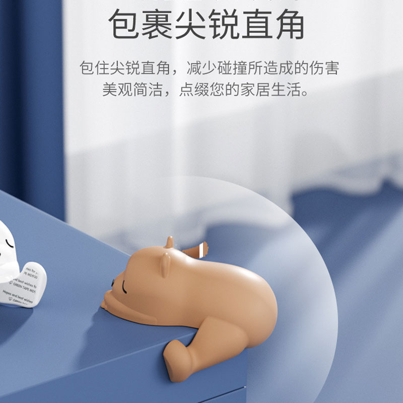桌子防撞角加厚护角婴儿防磕碰桌角直角宝宝可爱硅胶条保护角