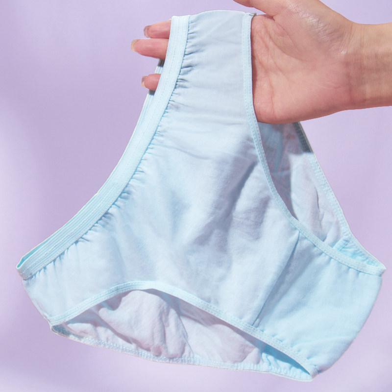 叶兹一次性女士纯棉彩色三角内裤 叶兹内裤