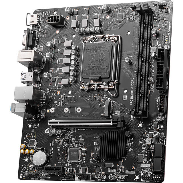 MSI H610-E motherboard supports 12/13CPU