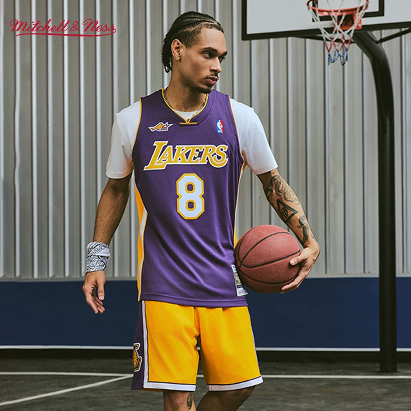 Джерси Кубка NBA Kobe Bryant от Lakers Official MN Реплика №8 №24 Версия игрока (подарочная коробка)