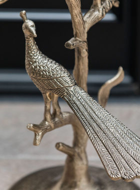 意式创意金色轻奢沙发小茶几复古艺术家具小角几边几边桌