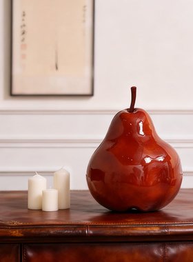 吉梨侘寂风雕塑装饰摆件