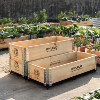 Anticorrosive wood planting box outdoor flower box vegetable box flower pot