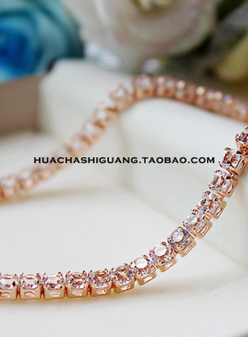 欧美超闪钻石手链女优