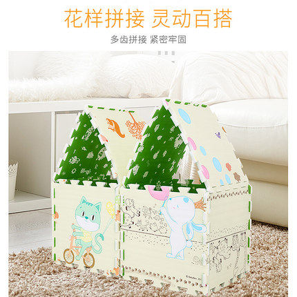 贝博氏xpe爬行垫拼接防摔客厅地垫 babybox贝博氏萌宝爬行垫