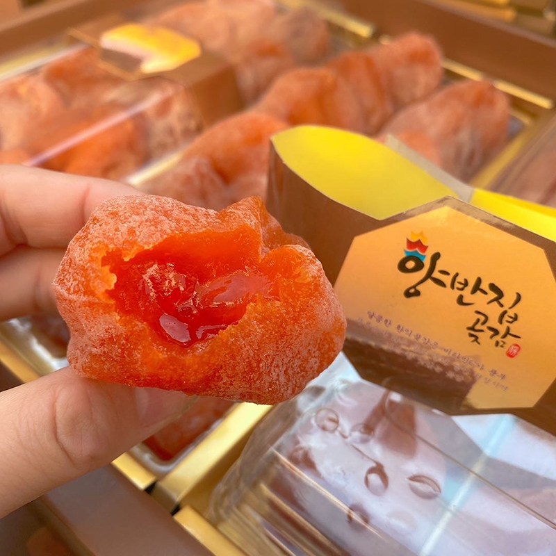 出口韩国柿饼吊柿饼降霜流心糖心爆浆正宗柿饼非富平独立包装 - 图1