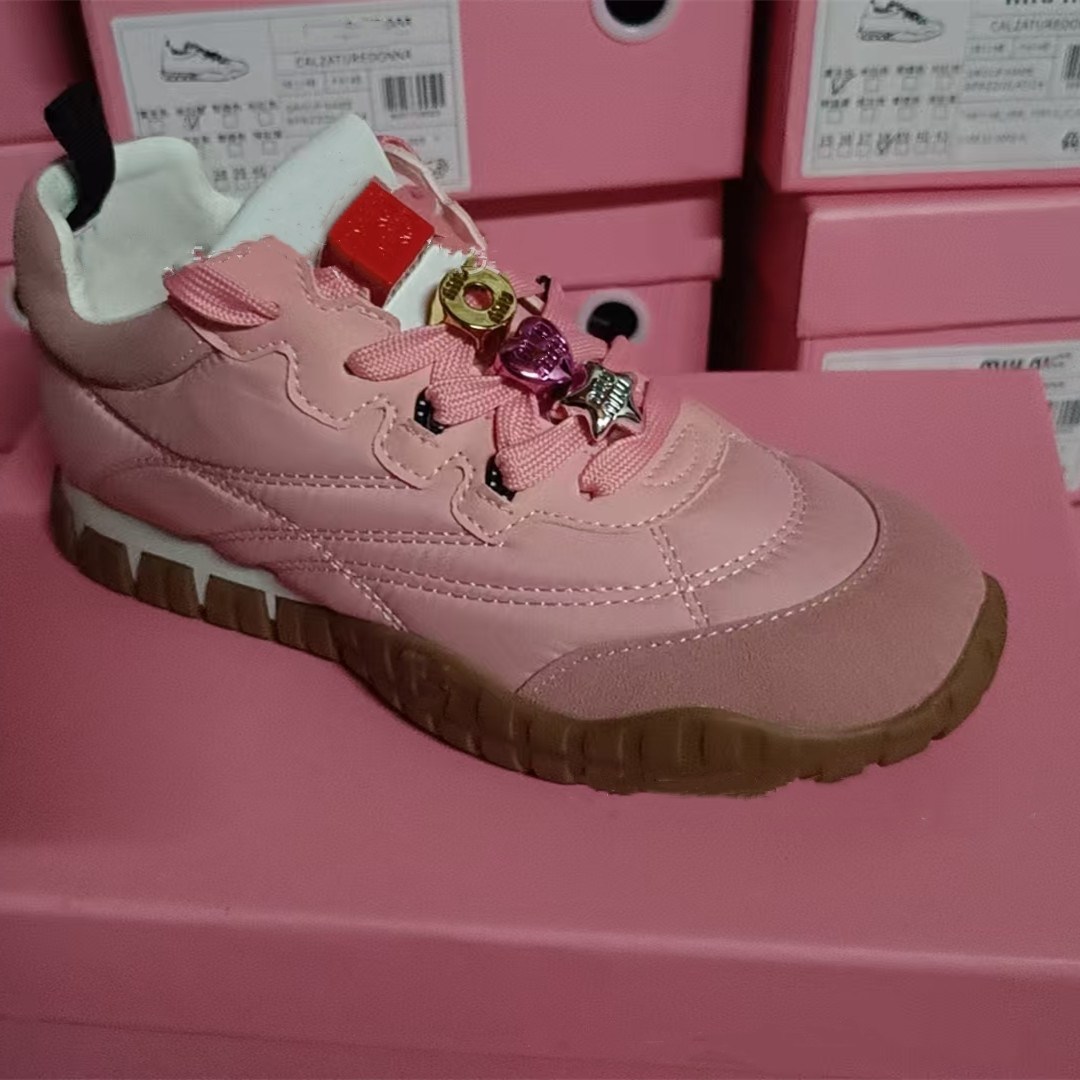 2026春季阿miu家轮胎芭蕾风德训鞋女鞋透气阿甘饼干鞋休闲运动鞋,淘宝优惠券,粉丝福利购,淘宝优惠卷