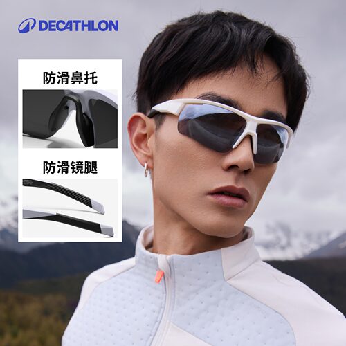 迪卡侬公路车骑行眼镜护目镜运动马拉松跑步墨镜防风沙风镜CSH3 - 图2