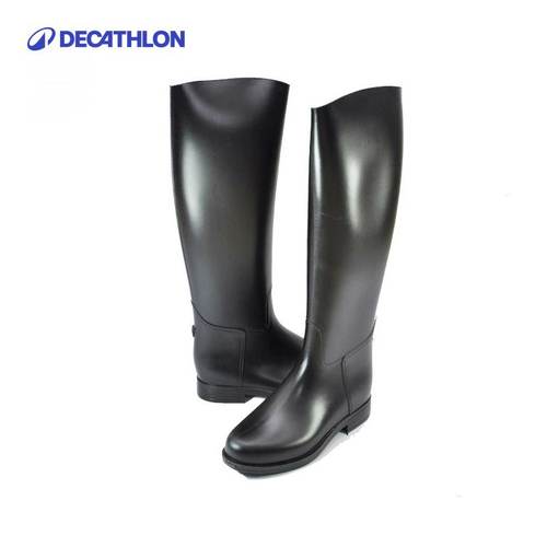 迪卡侬马靴男马术靴骑马靴女长靴长筒靴骑马雨靴成人雨鞋防水OVHR - 图3