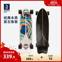 Dickens Skateboard Big Fish Board Brushed Street Surrogates Teenage Adults Boys And Girls Beginner Four Rounds Professional Board ENR2