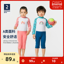 Dikamnon Baby Swimsuit Woman Baby Swimsuit Spa Swimsuit Conjoined Female Pao Swimsuit Mens Treasure Warm IVA2