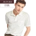 玖 Mùa hè 2018 nam giới chấm bi in áo polo Xu hướng thời trang giản dị tay ngắn hàng đầu - Polo t shirt golf Polo