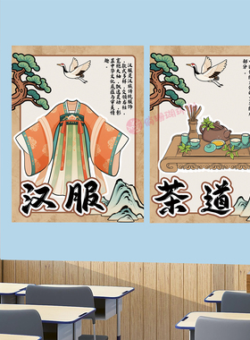 幼儿园中国非遗文化主题环创墙贴