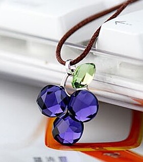 奥地利水晶吊坠小熊小狗项链