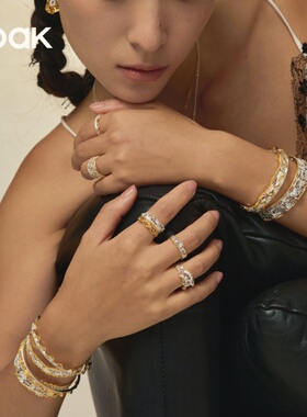 OOAK列维斯蕾丝裙边系列轻奢设计感单圈优雅百搭蕾丝手镯