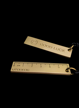 blacktoo复古纯铜幸运情侣项链