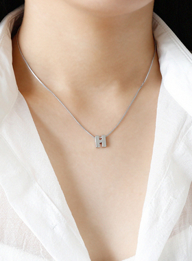 26个英文字母项链chic风格简约