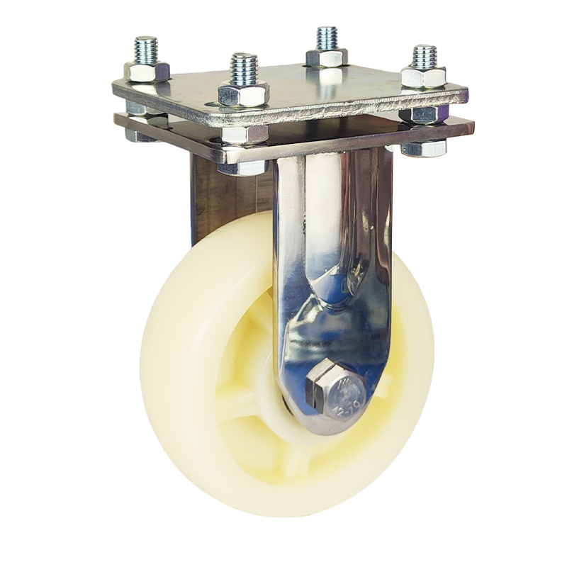 304不锈钢万向轮底盘焊接铁板4寸5寸6寸8寸通用脚轮底板连接底板 - 图3