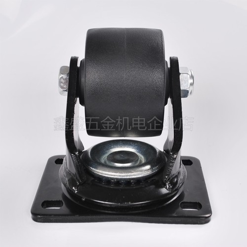 低重心重载型黑尼龙万向轮3寸耐磨承重轮脚轮滑轮双轴承静音轱辘 - 图3