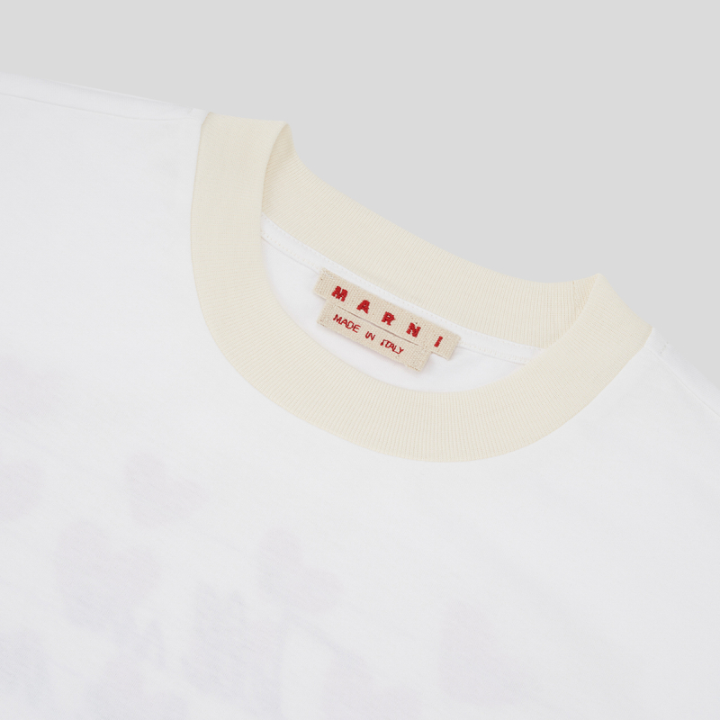 MARNI情侣款爱心图案短袖