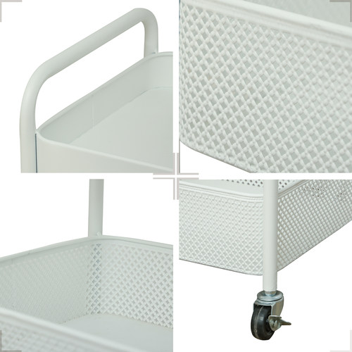 你可居家用零食小推车置物架客厅厨房多层方便移动茶几收纳餐车 - 图2