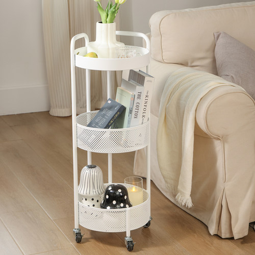 你可居家用零食小推车置物架客厅厨房多层方便移动茶几收纳餐车 - 图0
