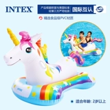 INTEX Водная разноцветная надувная игрушка для игр в воде, плавательный круг, снаряжение, единорог