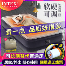 INTEX inflatable mattress Home spanking Camping Punching Air Folding Bed Double Outdoor Tent Automatic Air Cushion Bed