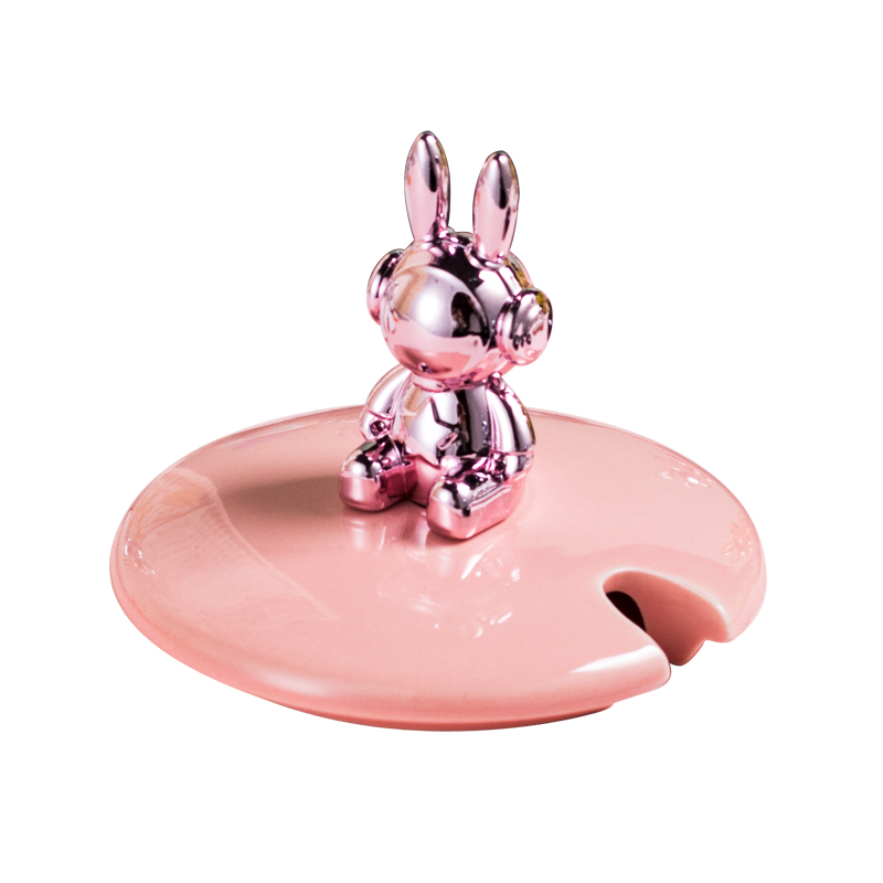 杯盖陶瓷通用配件万能杯盖带顶珠玻璃马克杯盖圆形茶水杯盖子单卖 - 图3