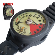 Scuapro Depth Gauge Wrist Diving Depth Gauge Fluorescent Scale Built-in Thermometer Sheet 60 m